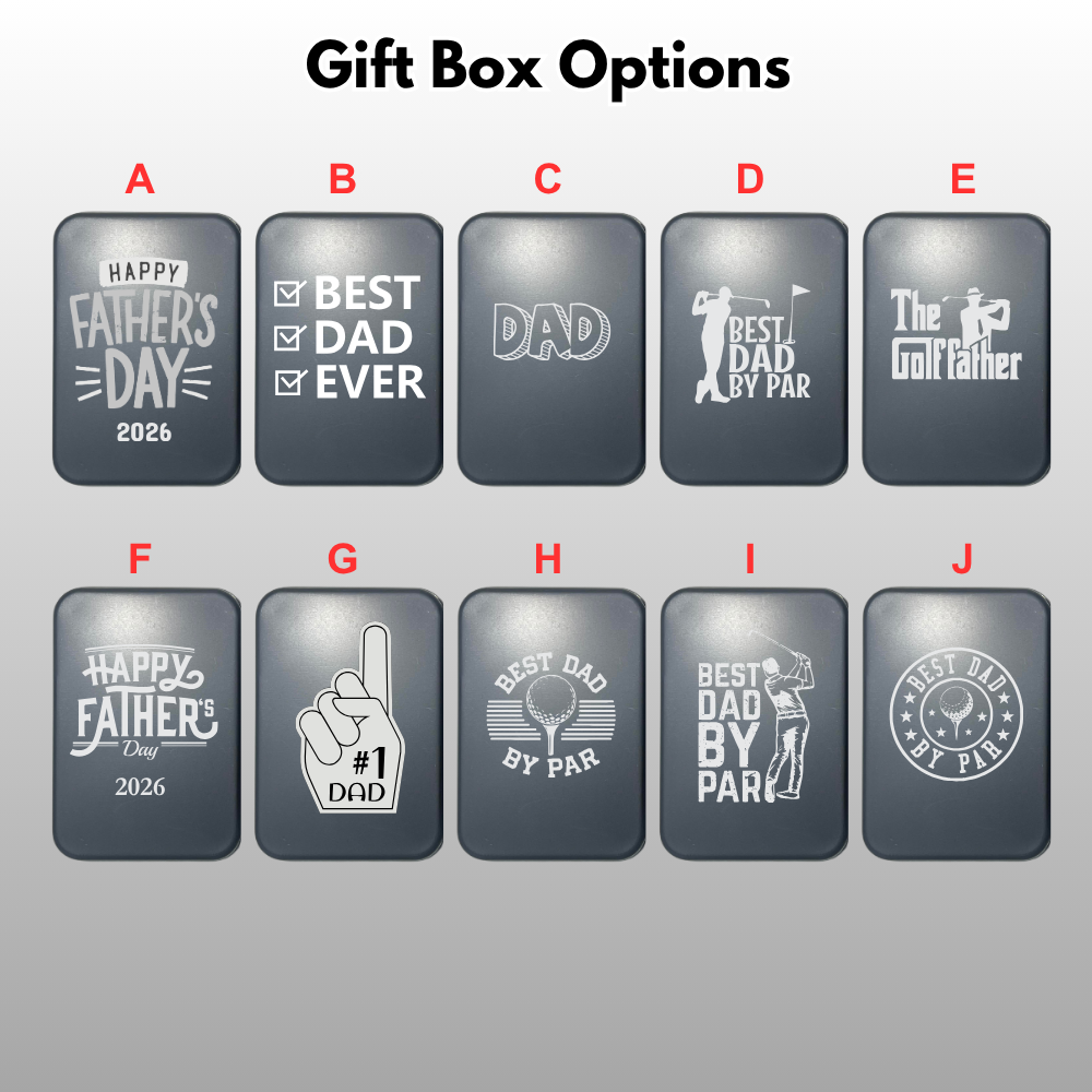 3 Piece Father's Day Golf Gift Box
